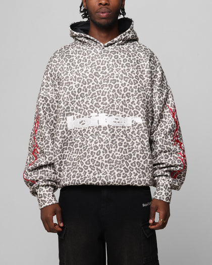 Loiter Soho Hoodie Snow Leopard