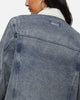 Saint Morta Gothic Distressed Denim Jacket Dirty Denim