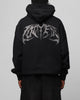 Loiter Metal Rhinestone Hoodie Black