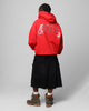 Loiter Metal Rhinestone Hoodie Red