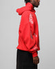 Loiter Metal Rhinestone Hoodie Red