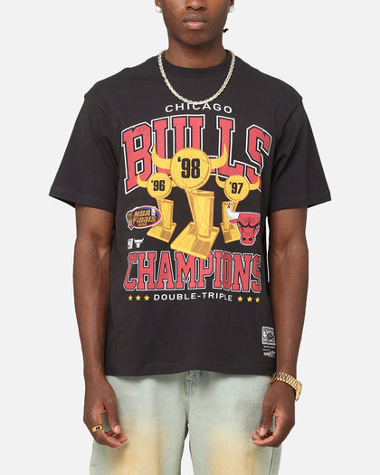 Mitchell & Ness Chicago Bulls Pinnacle T-Shirt Faded Black
