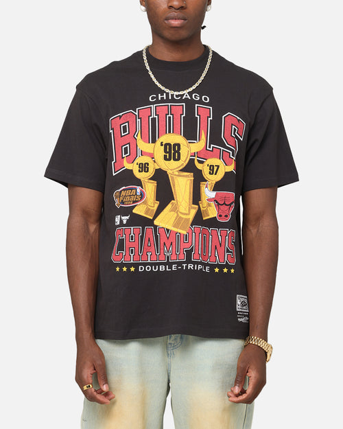 Mitchell & Ness Chicago Bulls Pinnacle T-Shirt Faded Black