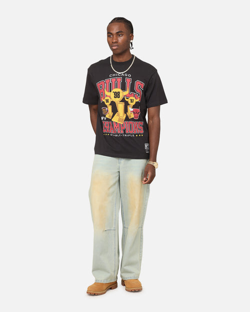 Mitchell & Ness Chicago Bulls Pinnacle T-Shirt Faded Black