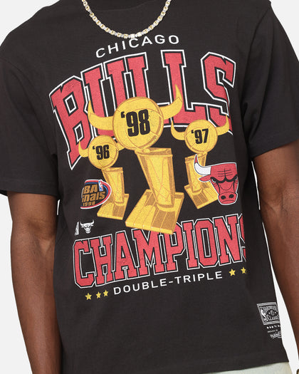Mitchell & Ness Chicago Bulls Pinnacle T-Shirt Faded Black