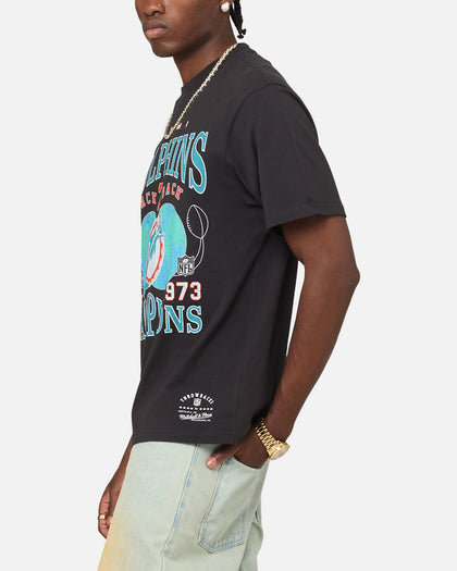 Mitchell & Ness Miami Dolphins Pinnacle T-Shirt Faded Black