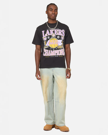 Mitchell & Ness Los Angeles Lakers Pinnacle T-Shirt Faded Black
