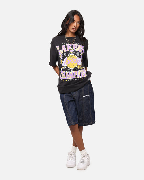 Mitchell & Ness Los Angeles Lakers Pinnacle T-Shirt Faded Black