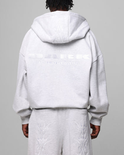 Loiter Blood Born Zip Hoodie Grey Marle