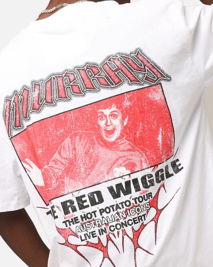 Goat Crew X The Wiggles Red Wiggle Heavy T-Shirt White