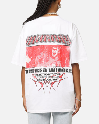 Goat Crew X The Wiggles Red Wiggle Heavy T-Shirt White