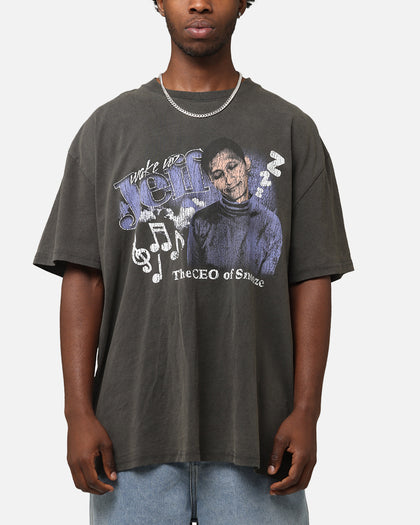 Goat Crew X The Wiggles Wake Up Jeff Heavy T-Shirt Black Wash