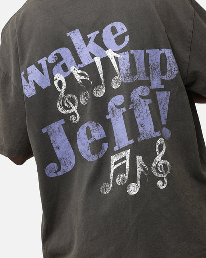 Goat Crew X The Wiggles Wake Up Jeff Heavy T-Shirt Black Wash