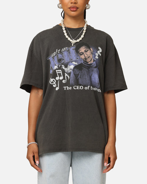 Goat Crew X The Wiggles Wake Up Jeff Heavy T-Shirt Black Wash