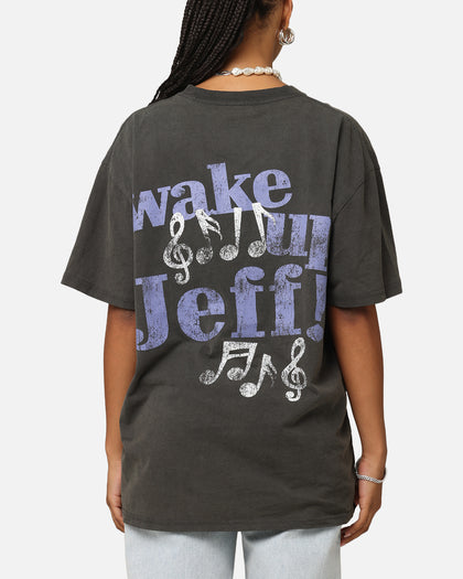 Goat Crew X The Wiggles Wake Up Jeff Heavy T-Shirt Black Wash