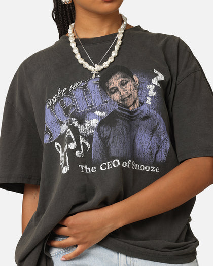 Goat Crew X The Wiggles Wake Up Jeff Heavy T-Shirt Black Wash