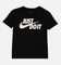 Nike Kids' Just Do It Swoosh Split T-Shirt Black
