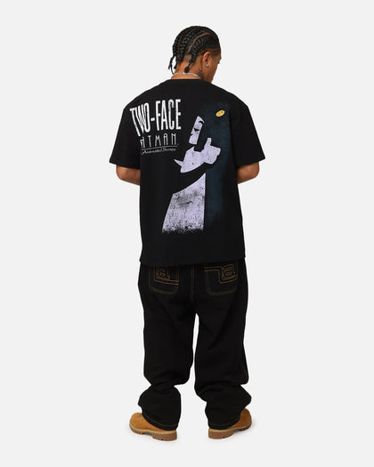 American Thrift X DC Batman Two Face Heavy T-Shirt Black