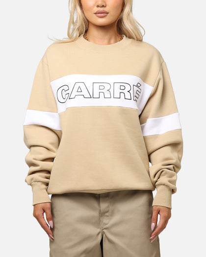 Carre Bars Crewneck Stone/White