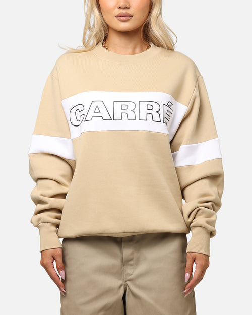 Carre Bars Crewneck Stone/White