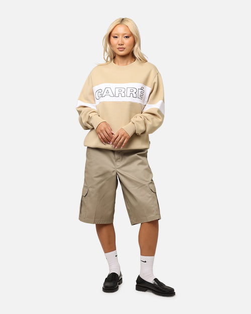 Carre Bars Crewneck Stone/White