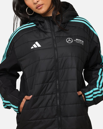 adidas x Mercedes-AMG PETRONAS Formula One F1 DNA Puffer Jacket Black/White