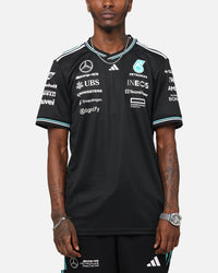 adidas x Mercedes-AMG PETRONAS Formula One F1 2025 Authentic Drive T-Shirt Black