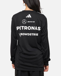 adidas x Mercedes-AMG PETRONAS Formula One F1 2025 Team Long Sleeve Driver T-Shirt Black
