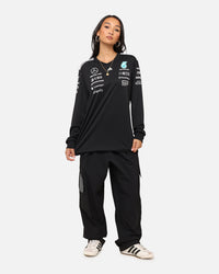 adidas x Mercedes-AMG PETRONAS Formula One F1 2025 Team Long Sleeve Driver T-Shirt Black
