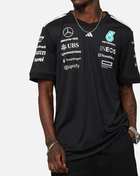 adidas x Mercedes-AMG PETRONAS Formula One F1 2025 Team Driver T-Shirt Black