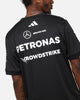 adidas x Mercedes-AMG PETRONAS Formula One F1 2025 Team Driver T-Shirt Black