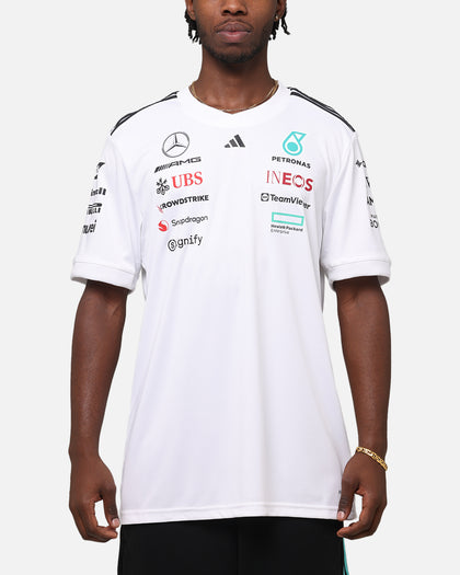 adidas x Mercedes-AMG PETRONAS Formula One F1 2025 Team Driver T-Shirt White