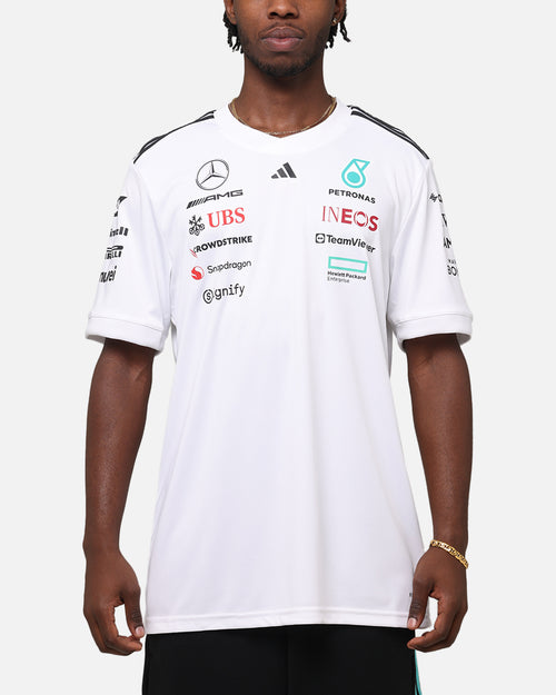 adidas x Mercedes-AMG PETRONAS Formula One F1 2025 Team Driver T-Shirt White