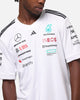 adidas x Mercedes-AMG PETRONAS Formula One F1 2025 Team Driver T-Shirt White