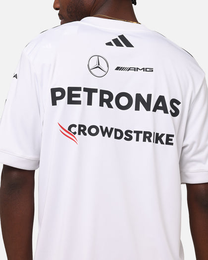 adidas x Mercedes-AMG PETRONAS Formula One F1 2025 Team Driver T-Shirt White