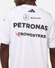 adidas x Mercedes-AMG PETRONAS Formula One F1 2025 Team Driver T-Shirt White
