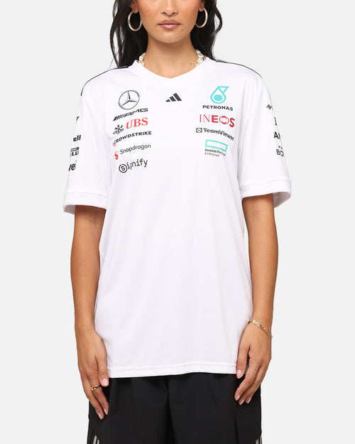adidas x Mercedes-AMG PETRONAS Formula One F1 2025 Team Driver T-Shirt White