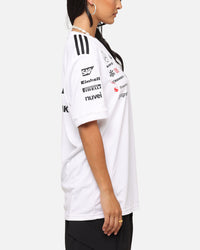 adidas x Mercedes-AMG PETRONAS Formula One F1 2025 Team Driver T-Shirt White