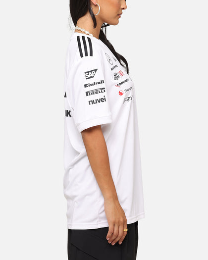 adidas x Mercedes-AMG PETRONAS Formula One F1 2025 Team Driver T-Shirt White