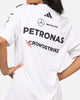 adidas x Mercedes-AMG PETRONAS Formula One F1 2025 Team Driver T-Shirt White