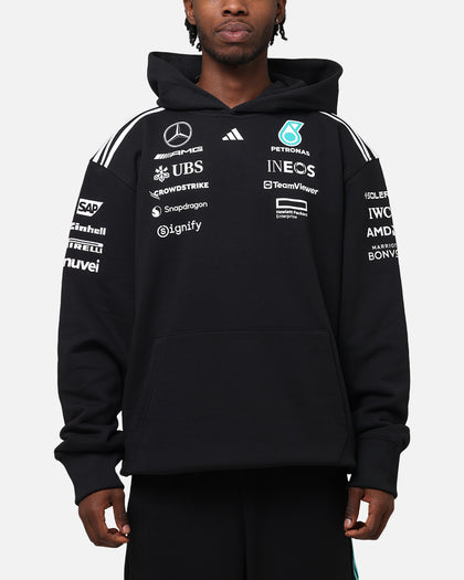 adidas x Mercedes-AMG PETRONAS Formula One F1 2025 Team Hoodie Black/White