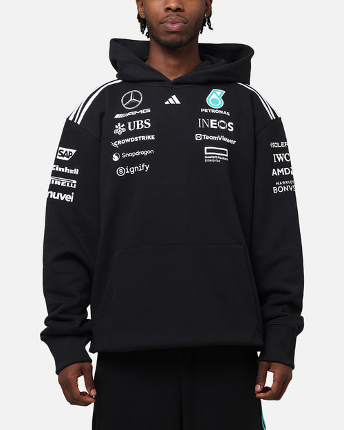 adidas x Mercedes-AMG PETRONAS Formula One F1 2025 Team Hoodie Black/White
