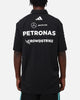 adidas x Mercedes-AMG PETRONAS Formula One F1 2025 Team Polo Shirt Black/White