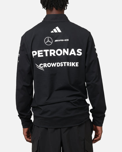adidas x Mercedes-AMG PETRONAS Formula One F1 2025 Team Quarter Zip Jacket Black/White