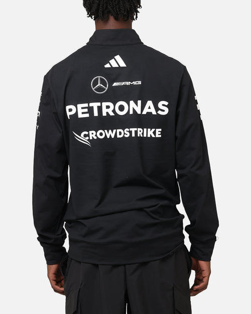 adidas x Mercedes-AMG PETRONAS Formula One F1 2025 Team Quarter Zip Jacket Black/White