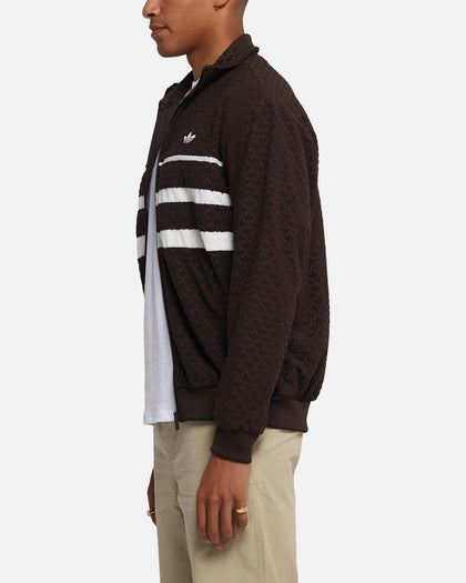 Adidas Monogram Track Top Jacket Dark Brown