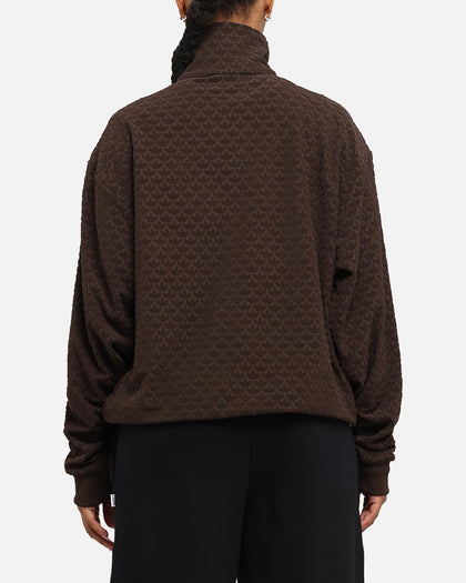 Adidas Monogram Track Top Jacket Dark Brown