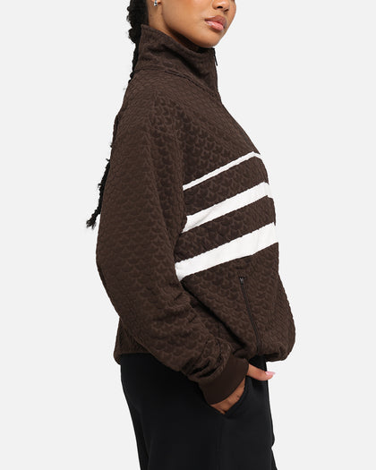 Adidas Monogram Track Top Jacket Dark Brown