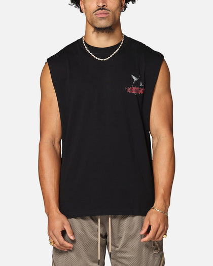 Saint Morta Amorfati Oversized Muscle T-Shirt Black