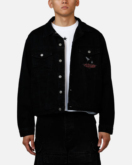 Saint Morta Amorfati Denim Jacket Black Shadow